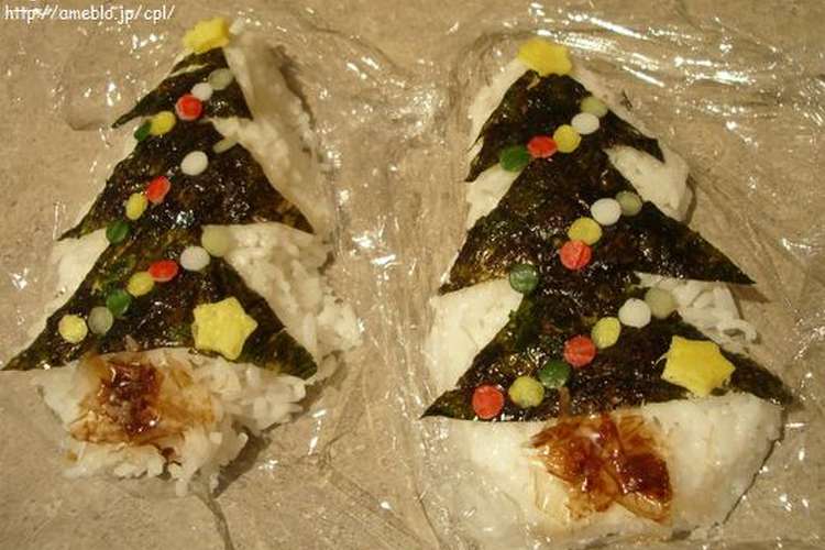 クリスマスツリーのおにぎり お弁当にも レシピ 作り方 By Matm クックパッド 簡単おいしいみんなのレシピが360万品