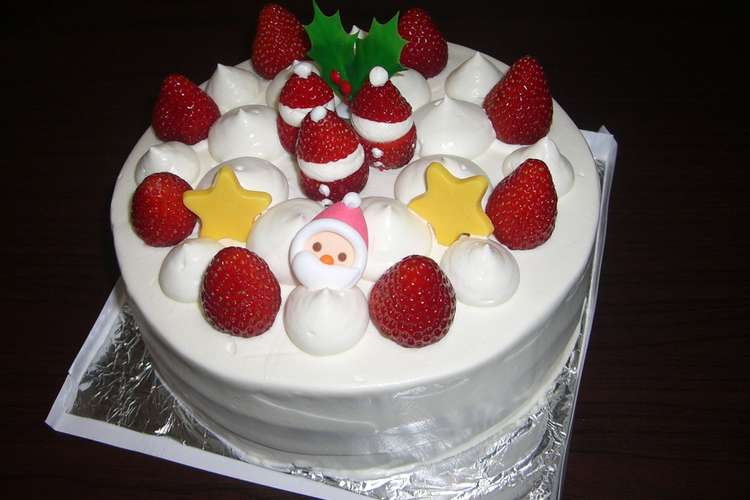 サンタさんのクリスマスケーキ レシピ 作り方 By Marinanoha クックパッド