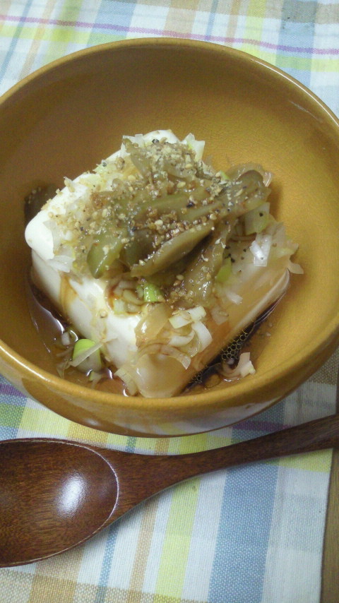 お豆腐の好きな食べ方　ザーサイ版の画像