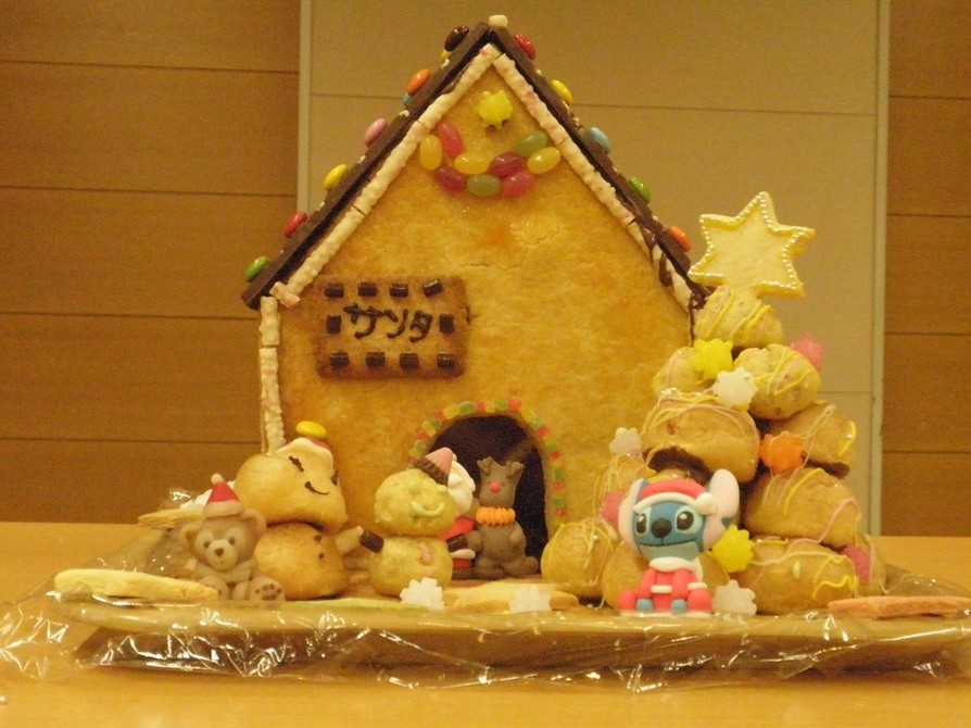クリスマスに☆お菓子の家♪♪の画像