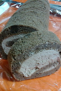 糖質制限 大豆粉のココアロールケーキ