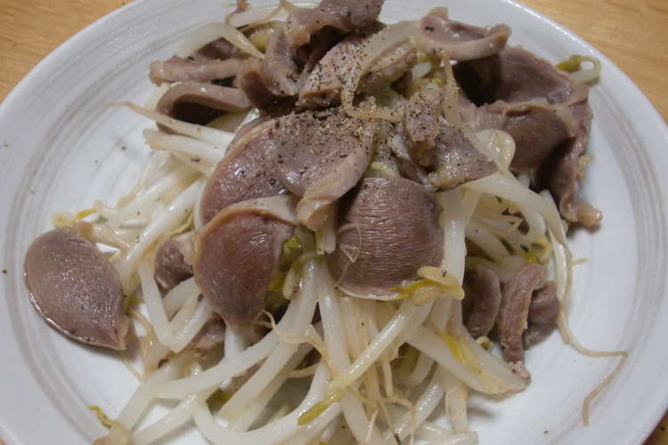 砂肝とモヤシのおつまみ炒め レシピ 作り方 By ティアラマミィ クックパッド