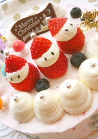 2010☆苺サンタクリスマスケーキ
