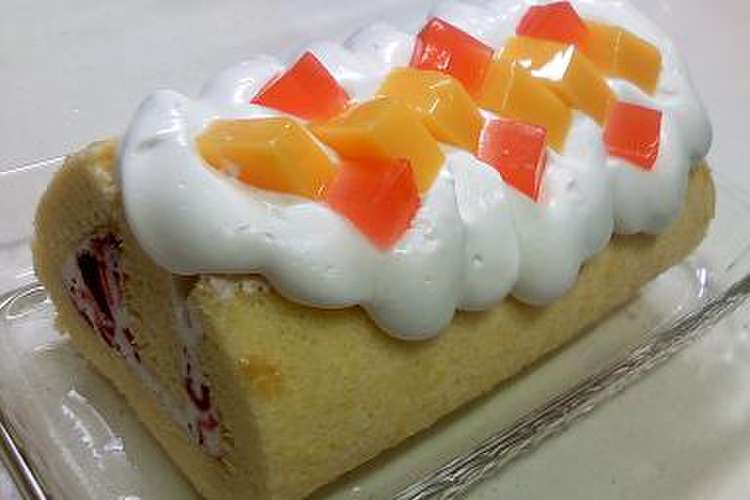 半冷凍でひんやり美味しい ロールケーキ レシピ 作り方 By ちぃくぅぴぃ クックパッド 簡単おいしいみんなのレシピが353万品