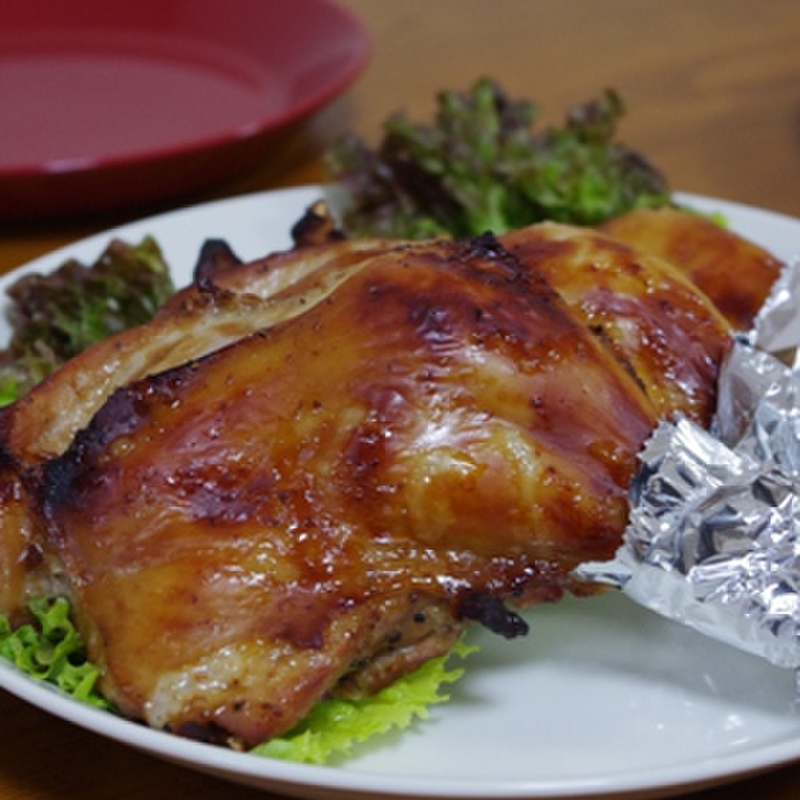 【みんなが作ってる】 ローストチキン 骨付きもも肉 オーブンのレシピ 【クックパッド】 簡単おいしいみんなのレシピが