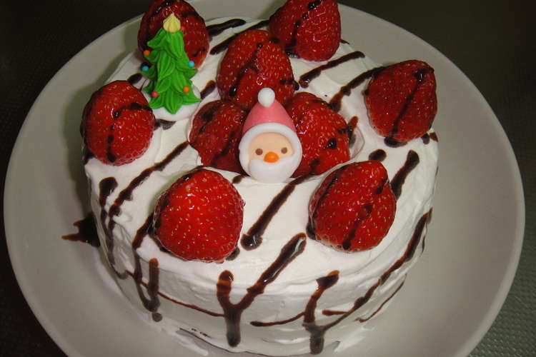 うちのクリスマス 誕生日ケーキ 時短 レシピ 作り方 By Ailea クックパッド 簡単おいしいみんなのレシピが353万品