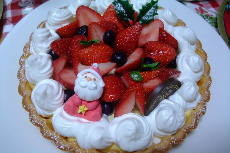 苺タルトのクリスマスケーキ レシピ 作り方 By だーふ クックパッド 簡単おいしいみんなのレシピが356万品