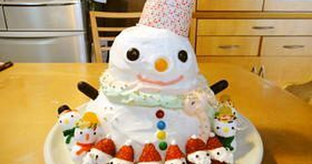 メリークリスマス 雪だるまケーキ レシピ 作り方 By メルちゃんlove クックパッド 簡単おいしいみんなのレシピが350万品