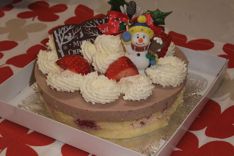 2種類ペーリーのクリスマスケーキ レシピ 作り方 By クレープモンスター クックパッド