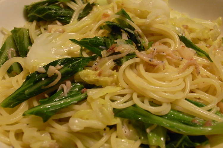 酒盗の挑戦 キャベツとしらすのパスタ レシピ 作り方 By ともんちっち クックパッド