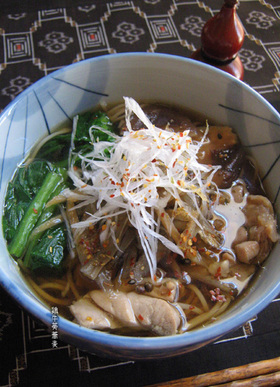 万人ウケよ【鶏牛蒡蕎麦】年越し蕎麦にも♪
