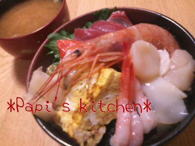 ウマウマ❤我が家の海鮮丼❤の写真