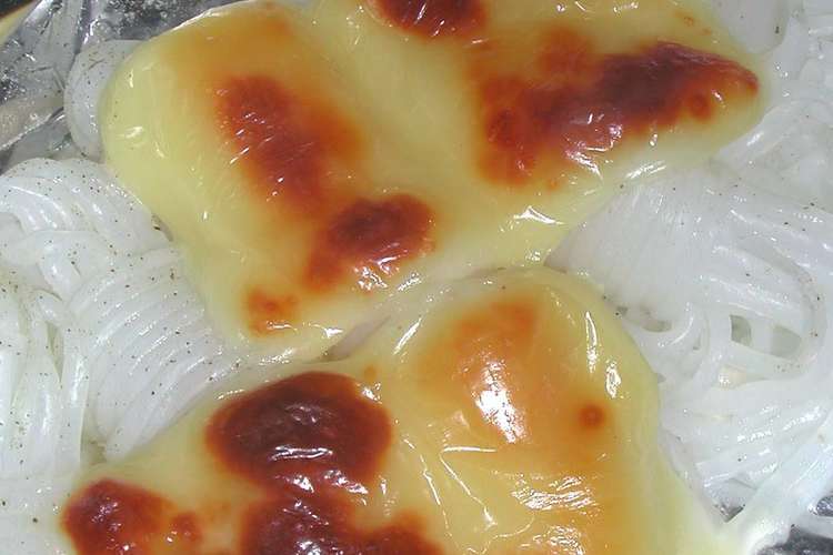 糸こんにゃく しらたき のチーズ焼き レシピ 作り方 By まま蔵 クックパッド 簡単おいしいみんなのレシピが375万品