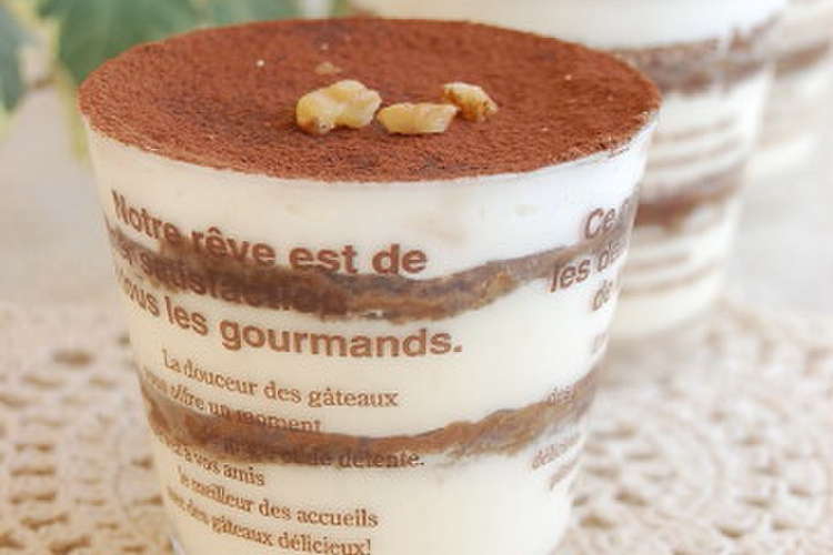 ふんわり軽い とろけるティラミス レシピ 作り方 By Flan クックパッド