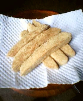 簡単おやつ♪きなこ棒