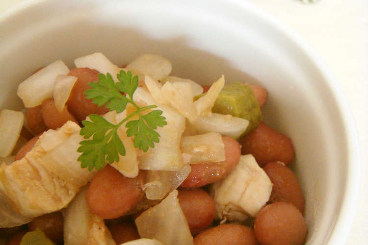 金時豆と新玉ねぎのサラダ レシピ 作り方 By ローズレース クックパッド 簡単おいしいみんなのレシピが354万品