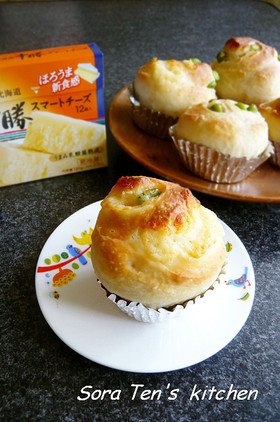 大好き!枝豆・チーズごろごろ♪パン