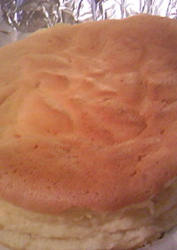 ヨーグルトで作るスフレチーズケーキ