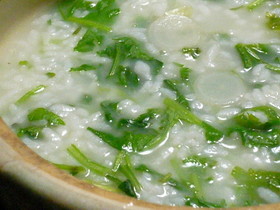 中華風味で簡単おいしい七草粥♪