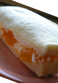 林檎とカッテージチーズのサンドイッチ