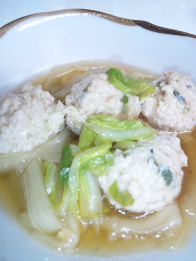 白菜と肉団子のスープ煮の写真