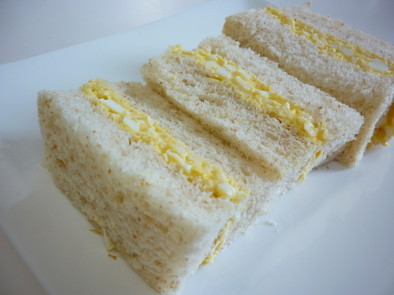 朝食に♪たまごサンドイッチの写真