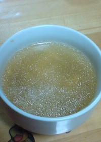 乾物と卵の中華スープ