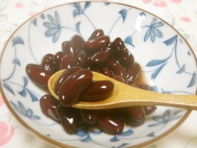 土鍋★豆の甘煮