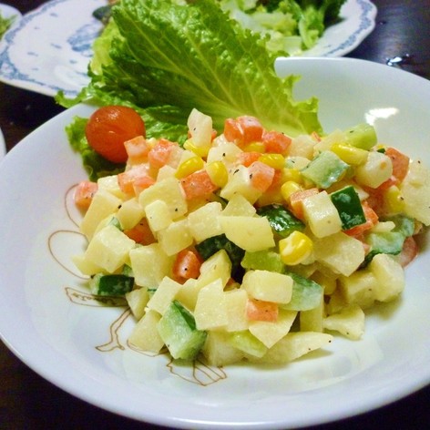 野菜のコロコロサラダ