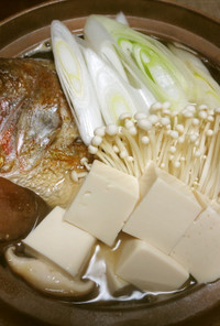 塩鯛のネギ豆腐☆