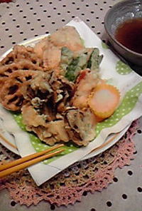 野菜の天ぷら〜天ぷら粉にひと加え〜