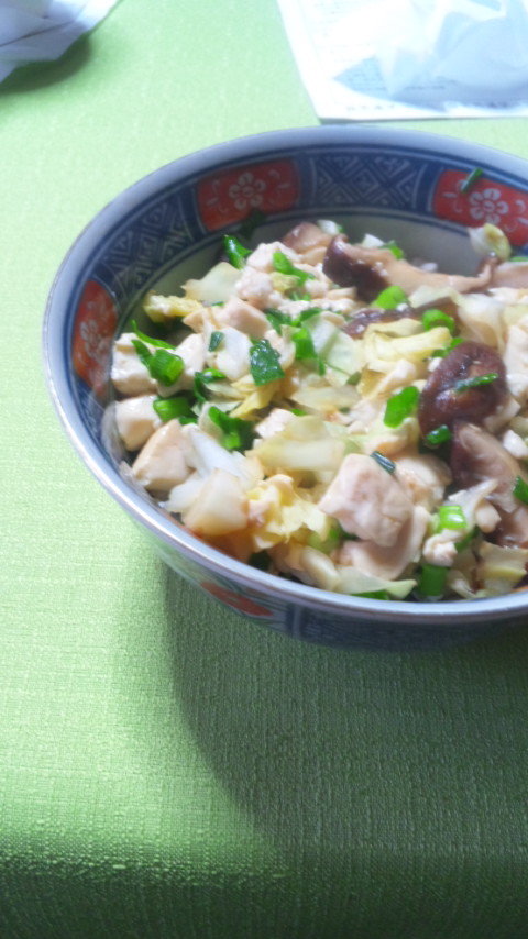 ダイエット中に!!豆腐でカンタン満腹丼の画像