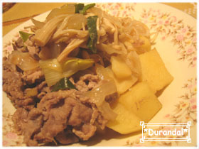 豚肉でほっこり♥肉じゃが風