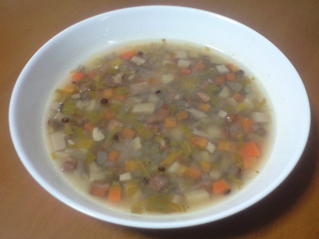 レンズ豆のスープの画像