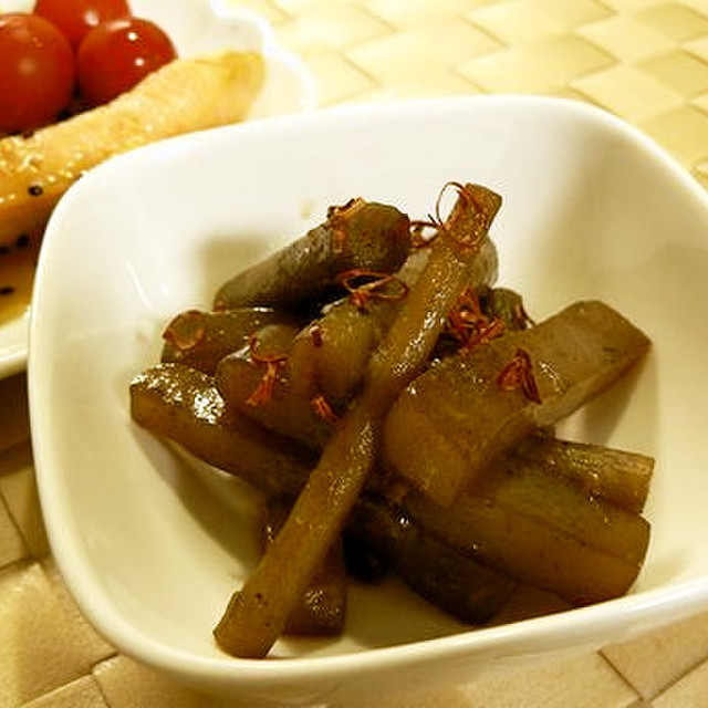 ご飯がすすむ ごぼうとこんにゃくの炒め煮 レシピ 作り方 By Lalahappy1 クックパッド