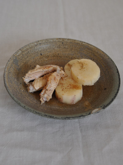 長芋と鶏手羽のはちみつ煮の写真
