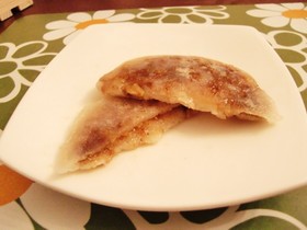 お餅でホットッ(ホットク)風♪