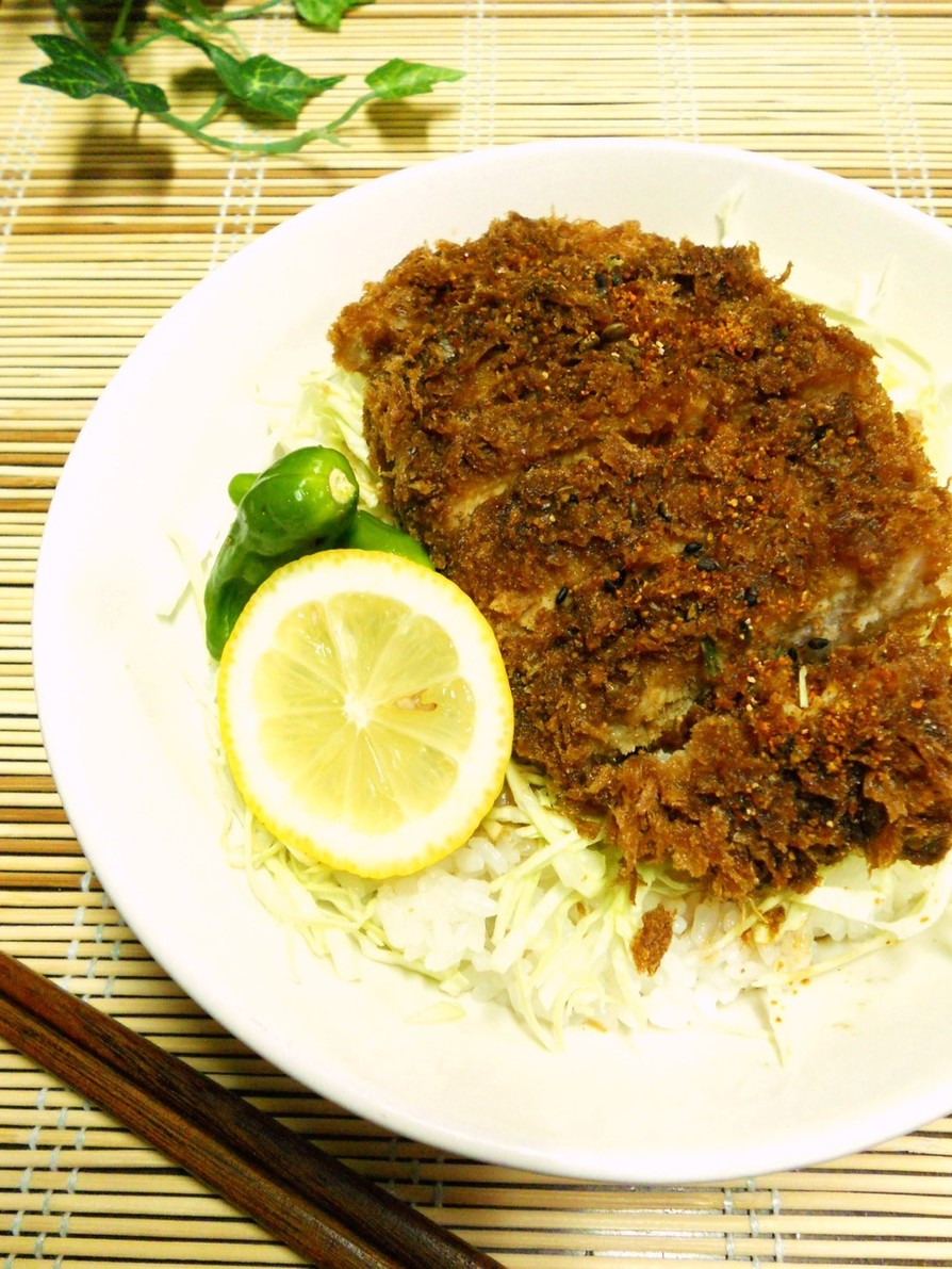 家のソースカツ丼の画像