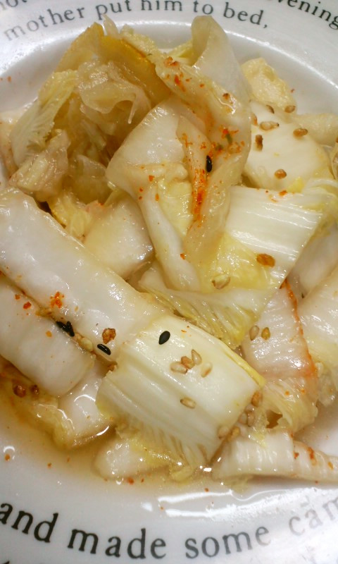 白菜の即席漬け、ピリ辛サラダ風の画像