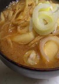 里芋と切干大根のお味噌汁