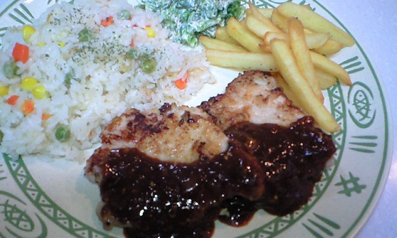 キャラメルオニオンポークチョップの簡単レシピ