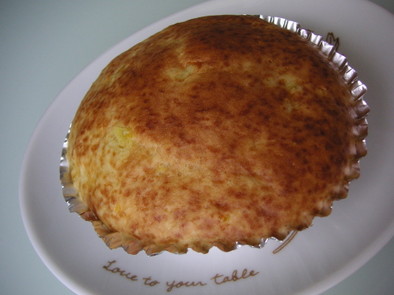 柚子茶deカップケーキの写真