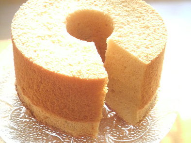 味噌シフォンケーキの写真