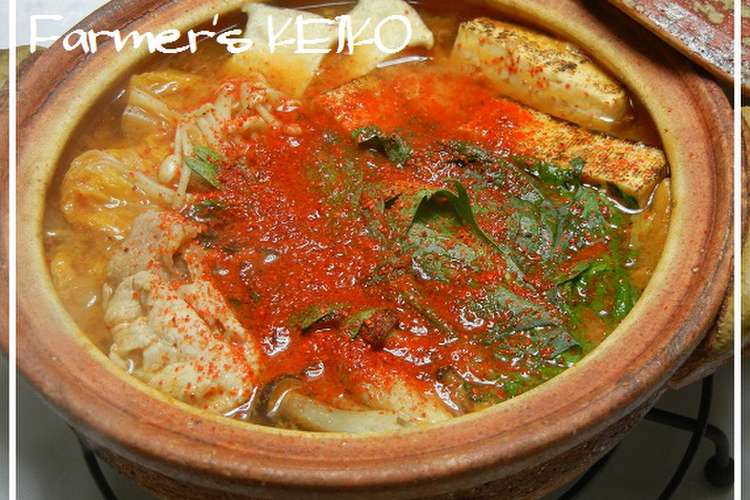 農家のレシピ チゲ鍋 レシピ 作り方 By Farmersk クックパッド 簡単おいしいみんなのレシピが370万品