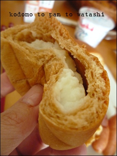 【パンのフィリング】ミルククリームの写真
