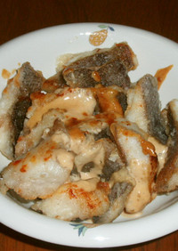 白身魚のマヨネーズソース
