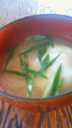 大和芋のすりおろしで◎ふわとろ♪味噌汁の画像