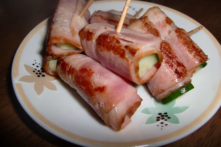 お弁当に キュウリのベーコン巻き レシピ 作り方 By アオフクロウ クックパッド 簡単おいしいみんなのレシピが352万品