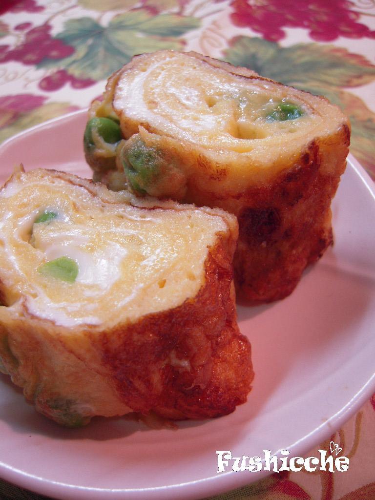 お弁当にピッタリ☆グリピーチーズの卵焼きの画像