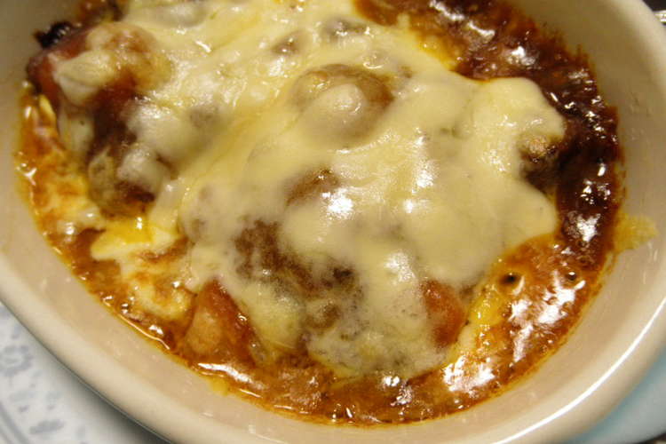 カレーチーズがけオムライス レシピ 作り方 E レシピ 料理のプロが作る簡単レシピ